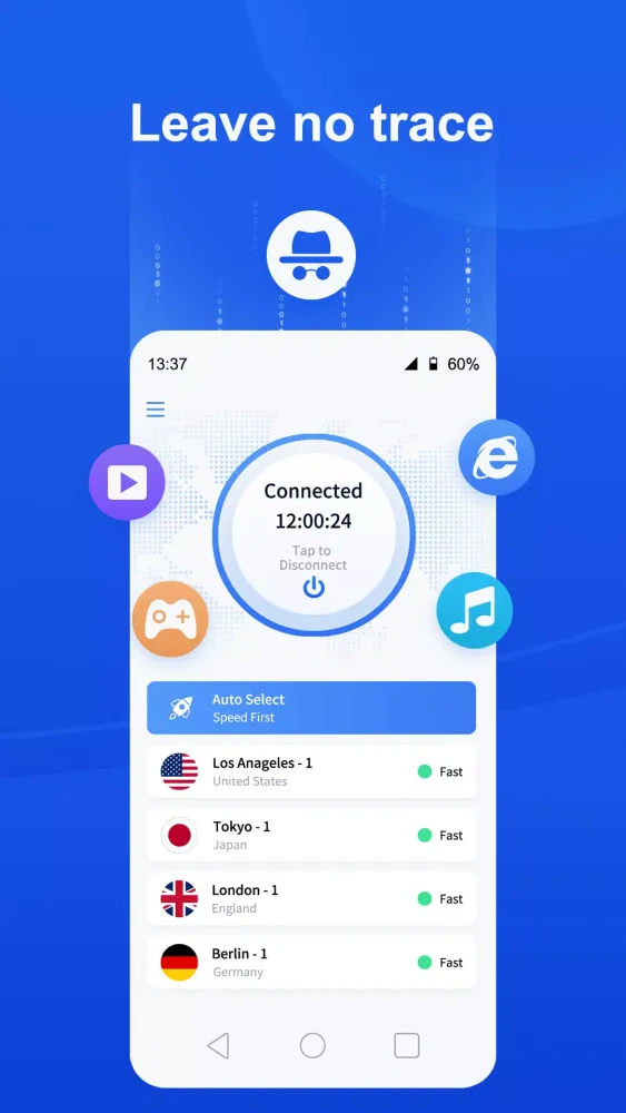 Capturas de pantalla de Fast VPN Pro - Private & Safe