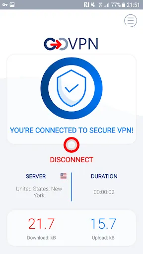 VPN secure fast proxy by GOVPN سکرین شاٹس