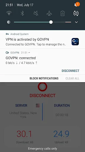 VPN secure fast proxy by GOVPN سکرین شاٹس