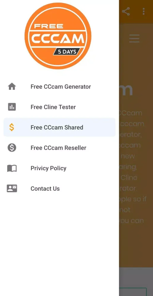 5 Days CCcam Generator سکرین شاٹس