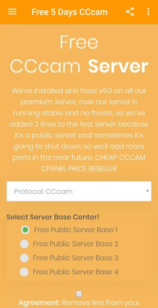 5 Days CCcam Generator سکرین شاٹس