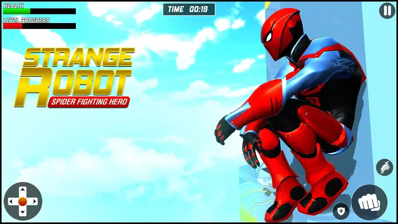 Zrzuty ekranu Strange Robot Spider hero Game