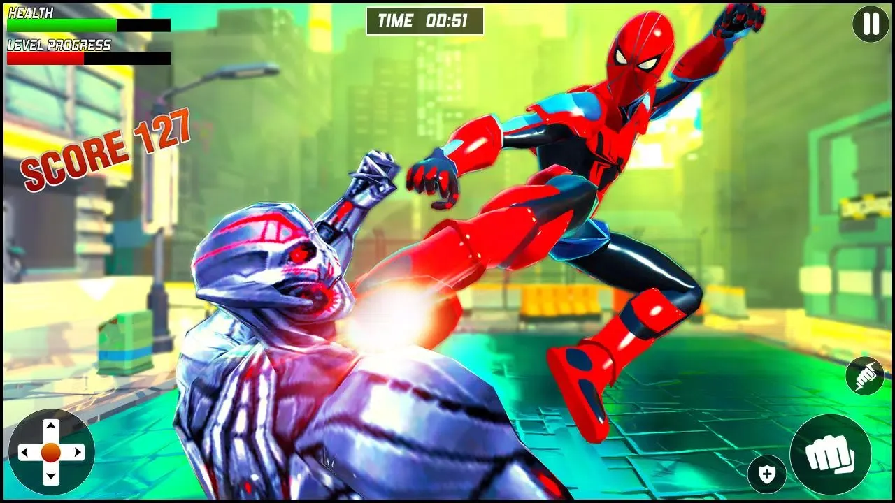 Zrzuty ekranu Strange Robot Spider hero Game