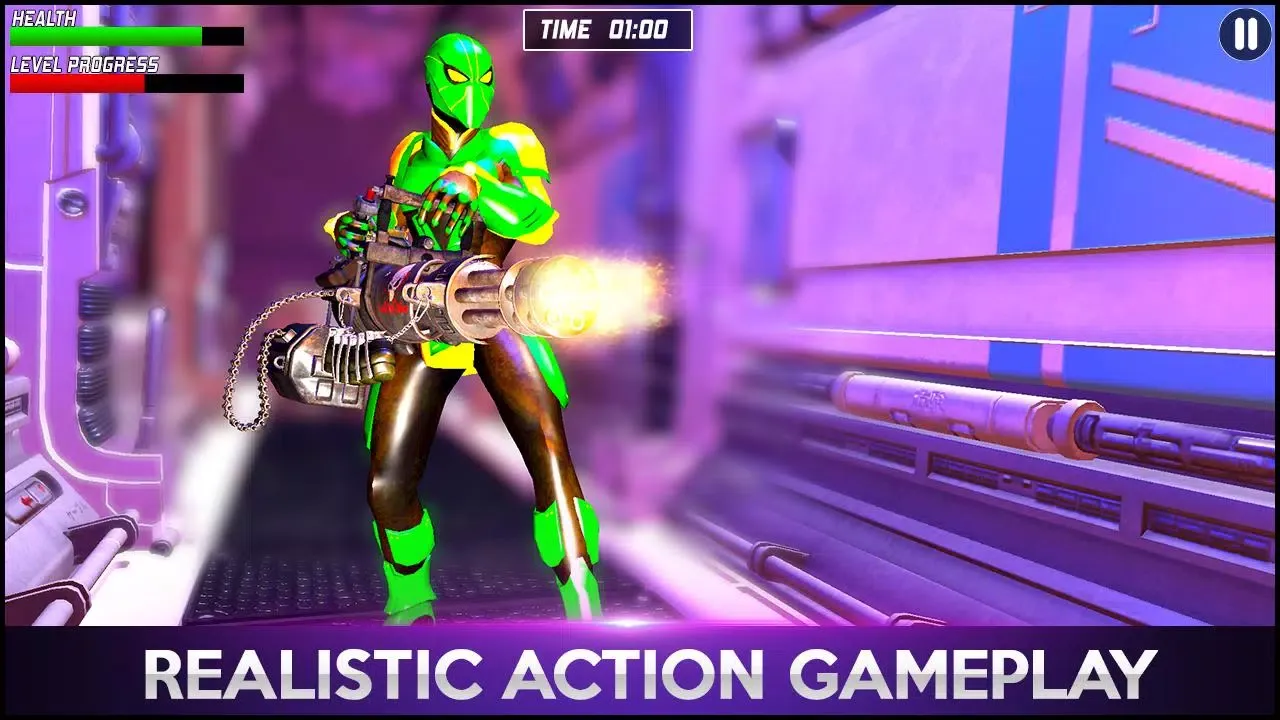 Zrzuty ekranu Strange Robot Spider hero Game
