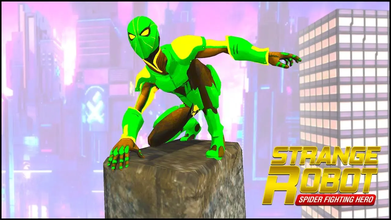 Zrzuty ekranu Strange Robot Spider hero Game