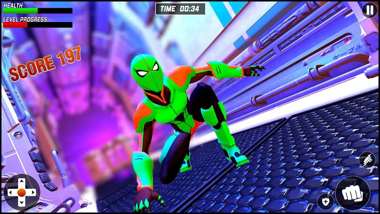 Zrzuty ekranu Strange Robot Spider hero Game