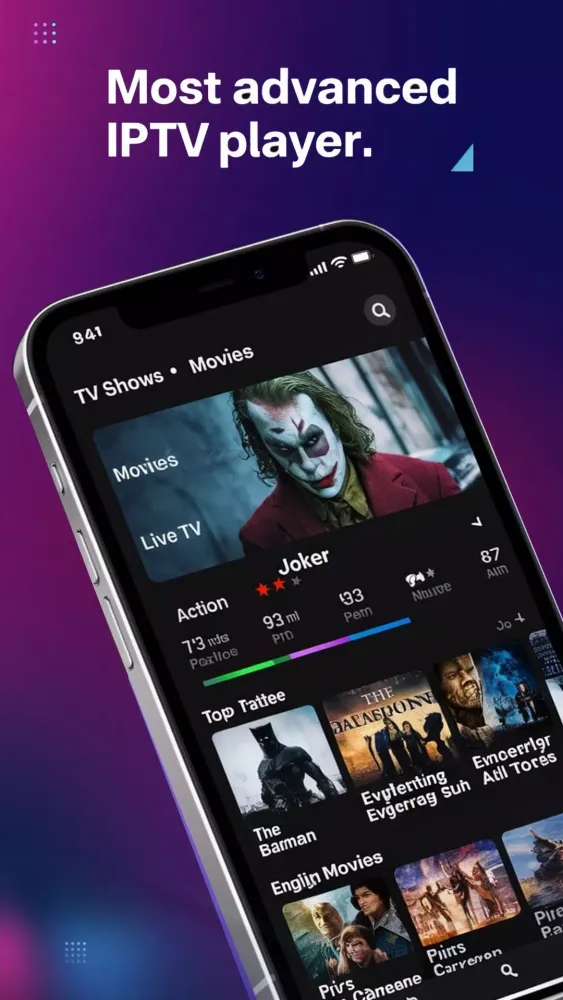 IPTV player M3U - Extreme IPTV应用截图