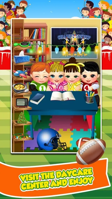 Cheerleader Baby Salon Spa - Candy Food Cooking Kids Maker Games for Girls! Ekran Görüntüleri