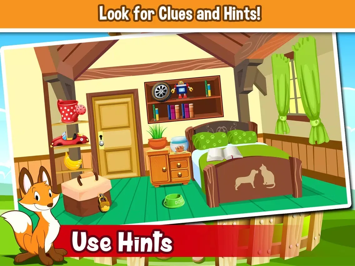 ภาพหน้าจอของ Animal Hidden Object Puzzle Room Quiz - can you escape the best pet door in a close up guess pics game for kids iPad 