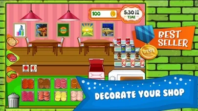 Capturas de pantalla de Burger Cooking Restaurant Maker Jam - the mama king food shop in a jolly diner story dash game!