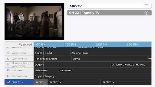 Capturas de pantalla de TV/Movies For AndroidTV AiryTV