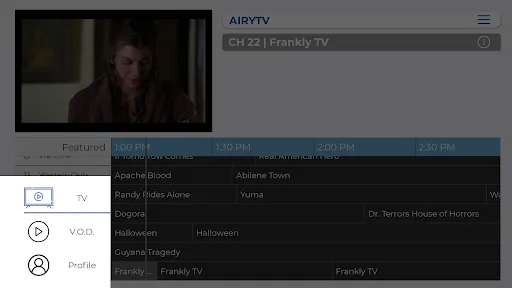 Capturas de pantalla de TV/Movies For AndroidTV AiryTV