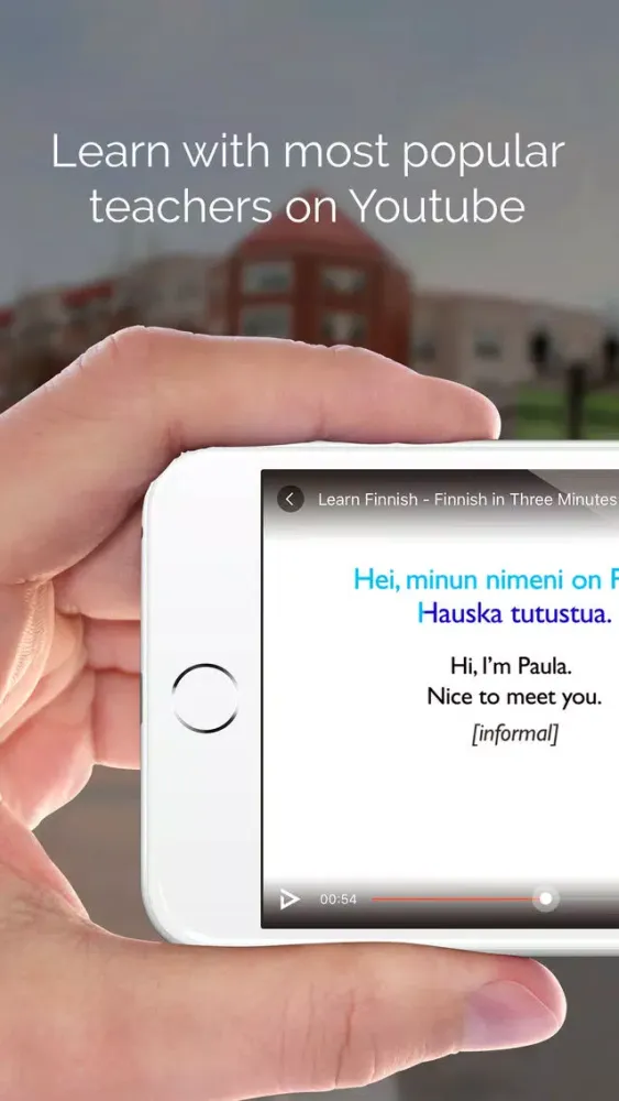 Tangkapan layar Learn to speak Finnish with vocabulary & grammar