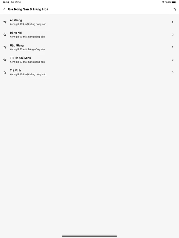 Giá Nông Sản Việt Nam iPad  Screenshots