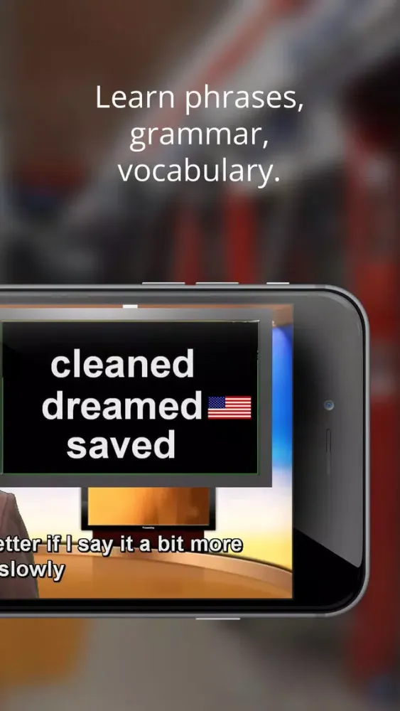 Tangkapan skrin Learn to speak American English