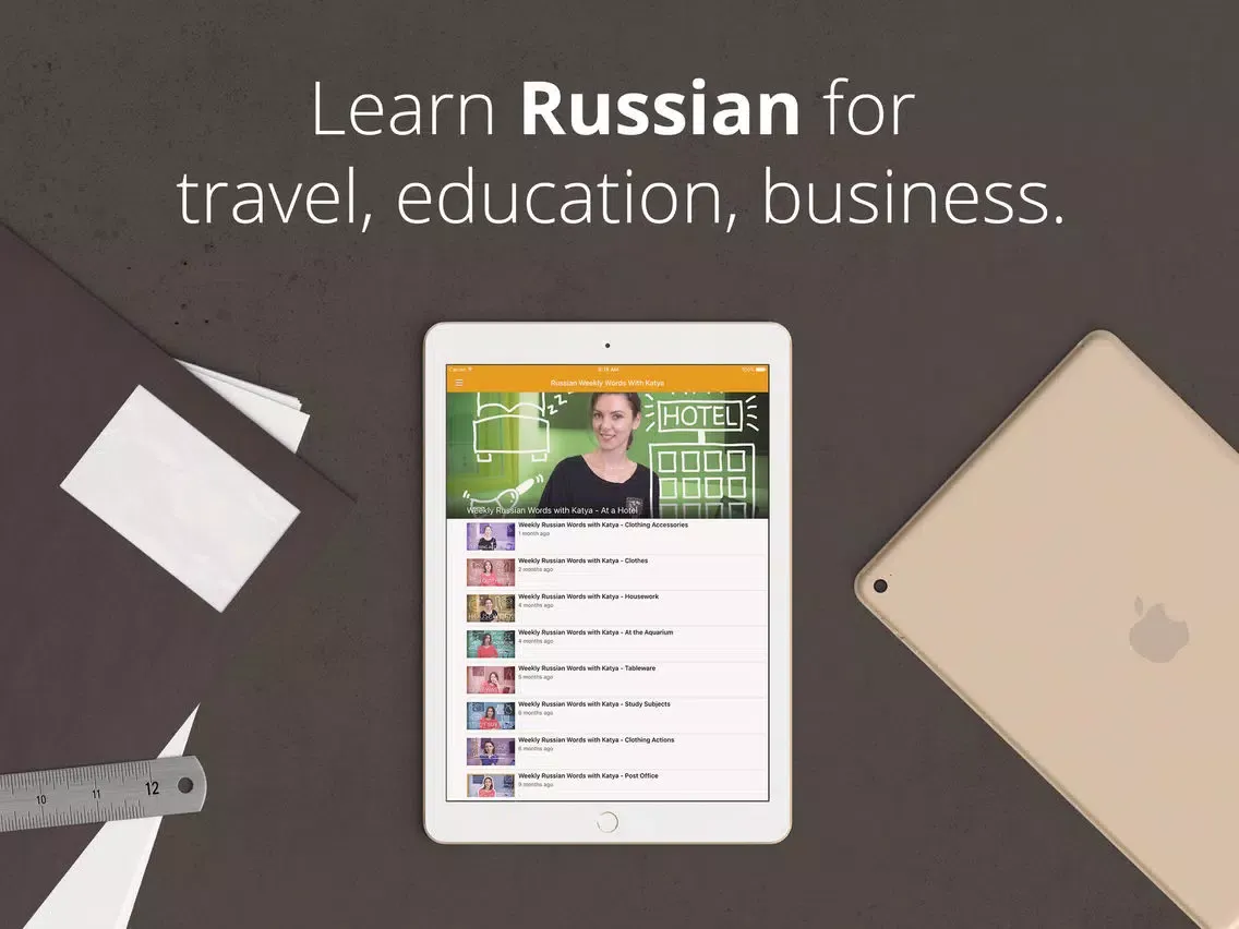 صور Learn to speak Russian with vocabulary & grammar iPad 