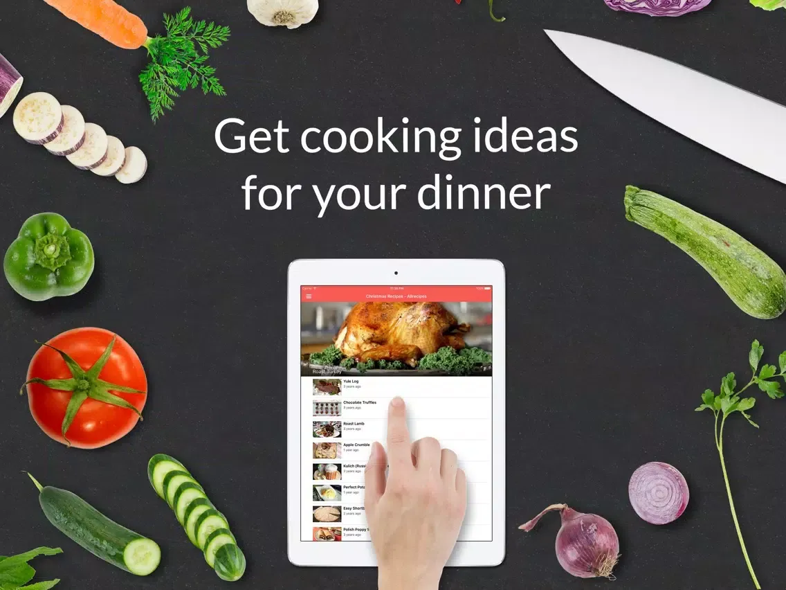 Christmas Recipes: Food recipes & cookbook iPad 应用截图