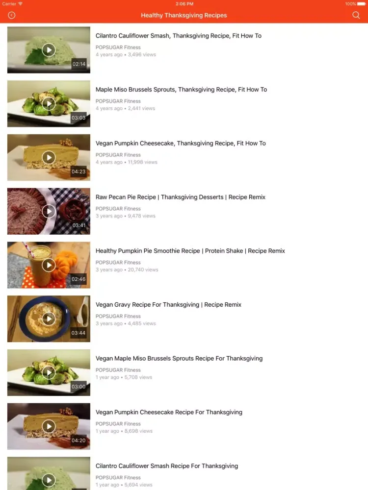 Thanksgiving Recipes: Food recipes & cookbook iPad  Ekran Görüntüleri