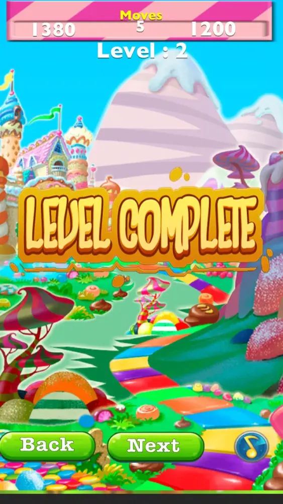Tangkapan layar Candy Mania Land