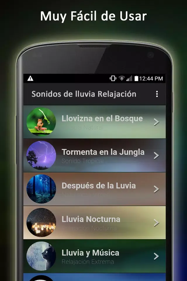 Sonidos de lluvia Relajación應用截圖