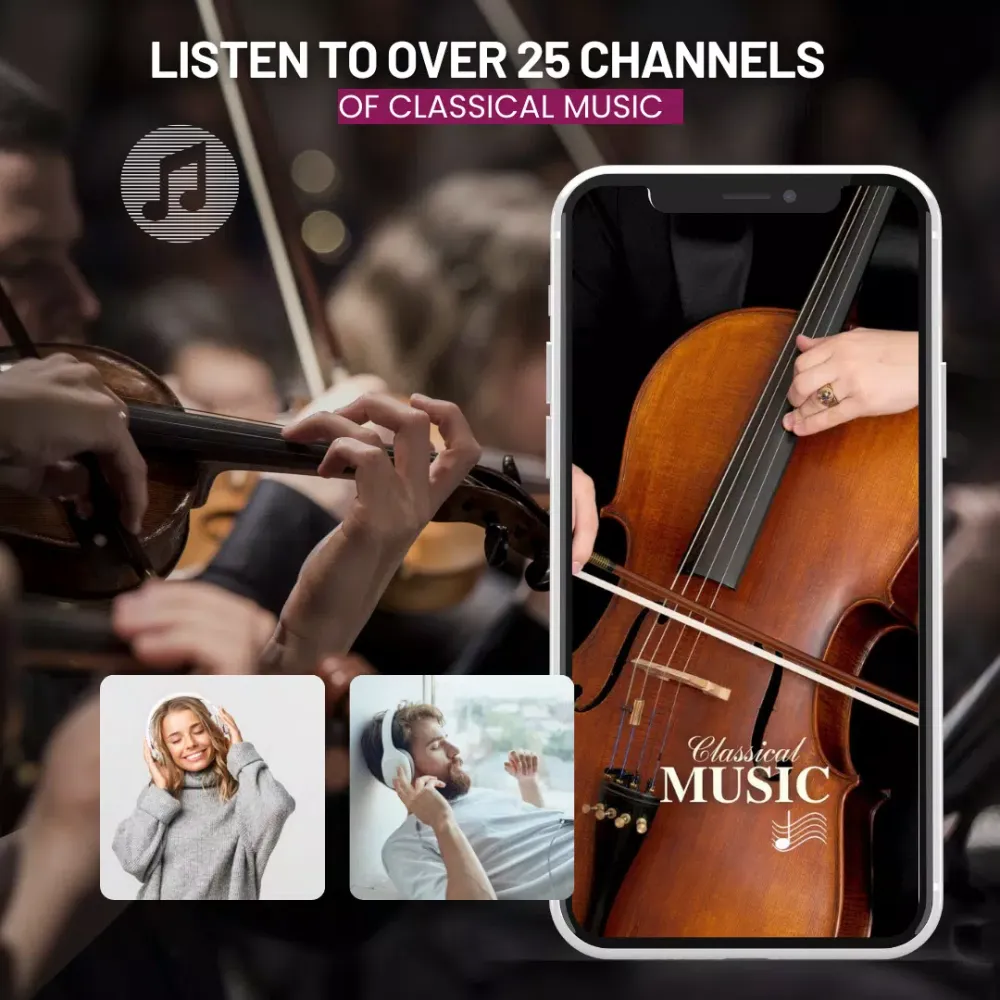 Tangkapan layar Classical Music App