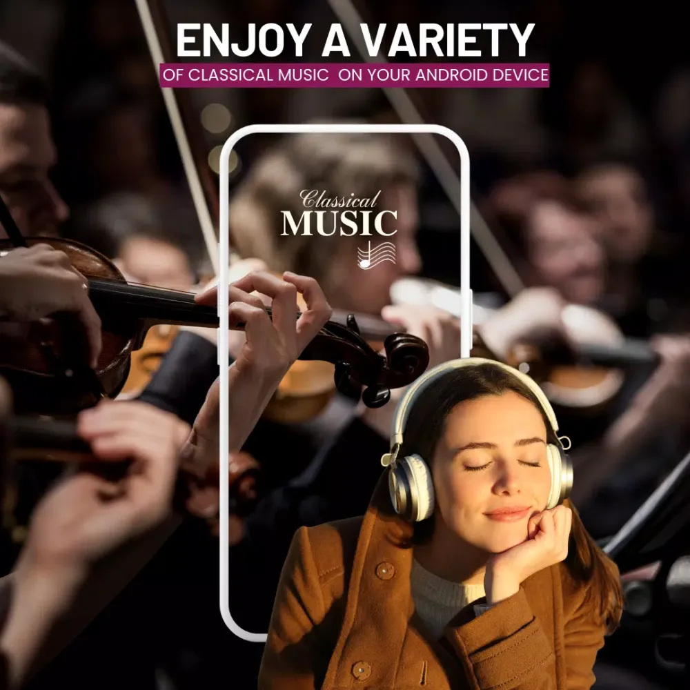 Tangkapan layar Classical Music App