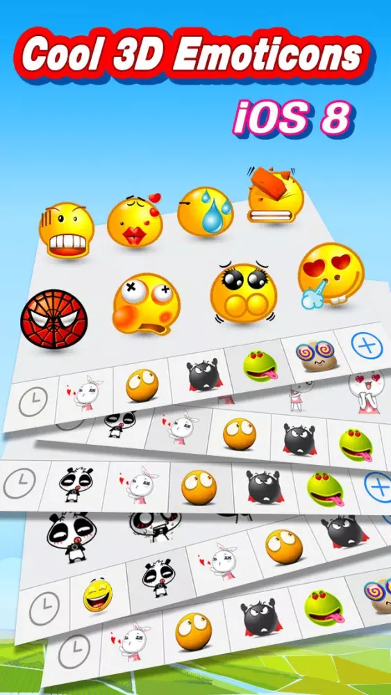 ภาพหน้าจอของ Animated 3D Emoji Pro - New Animated Emojis & Emoticons Art Keyboard