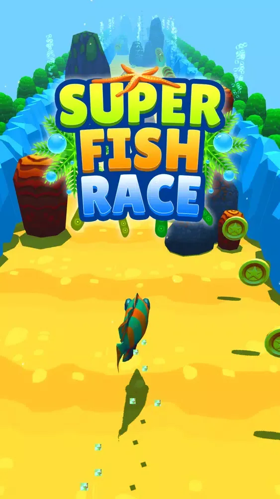 Fish Race: New Fun Shark Games स्क्रीनशॉट