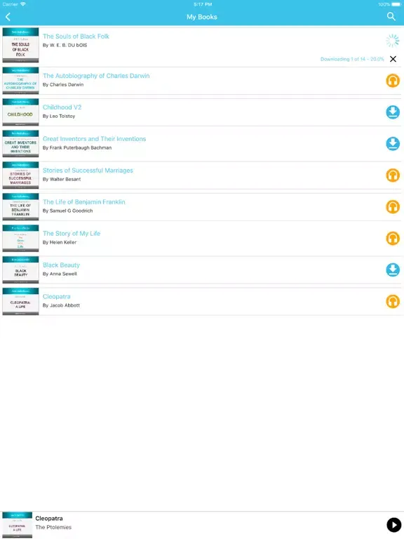 Biography Audiobooks iPad  스크린샷