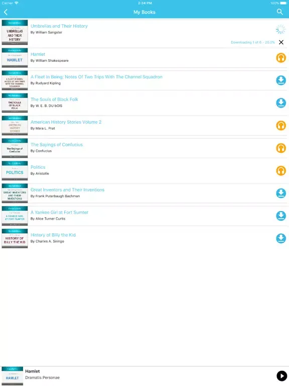 History Audiobooks iPad  سکرین شاٹس