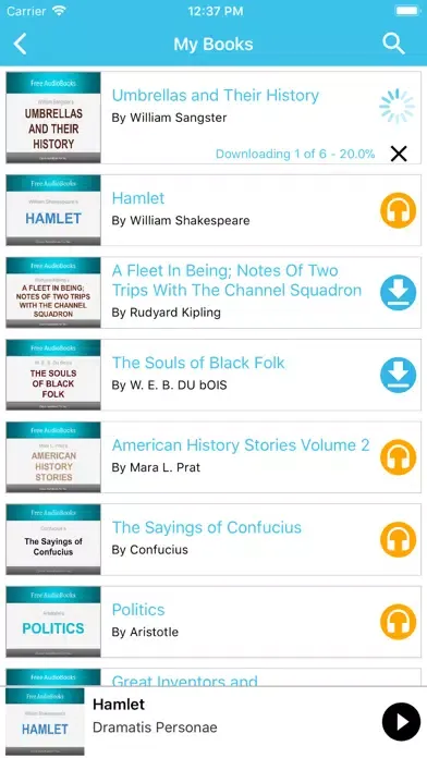 History Audiobooks سکرین شاٹس