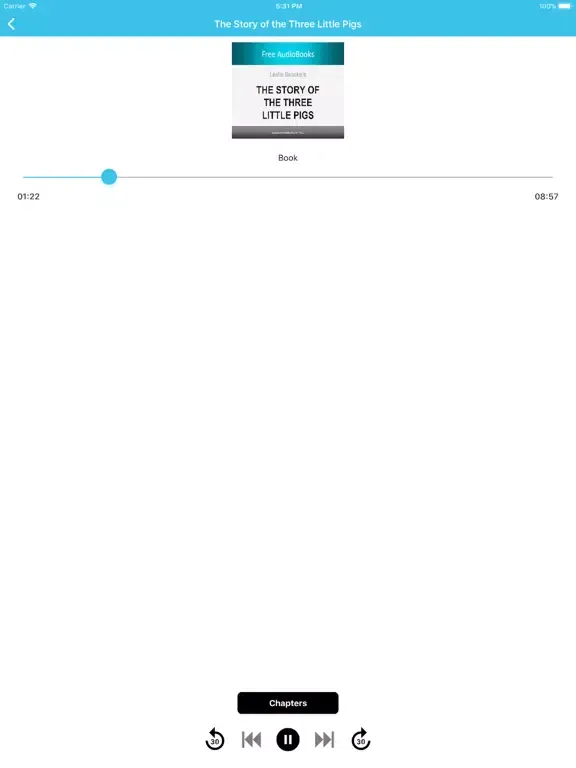 Ảnh chụp màn hình của Kids Audiobooks iPad 