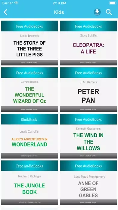 Ảnh chụp màn hình của Kids Audiobooks