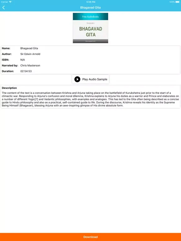 Religion & Spiritual Audibooks iPad Screenshots