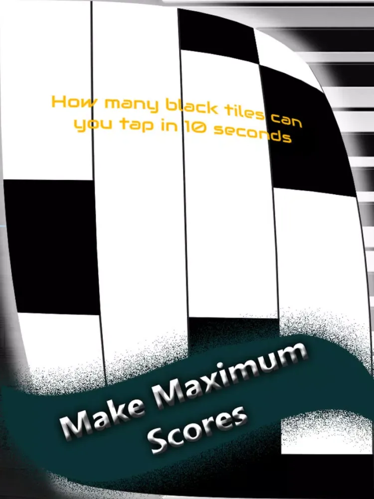 Zrzuty ekranu Piano Tile Black - Don't tap piano white tiles 2 iPad 