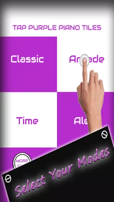 Purple Piano Tiles - Tap Purple Color Piano Tile and Avoid White Tiles应用截图