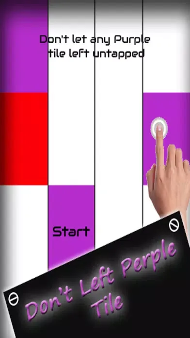 Purple Piano Tiles - Tap Purple Color Piano Tile and Avoid White Tiles应用截图