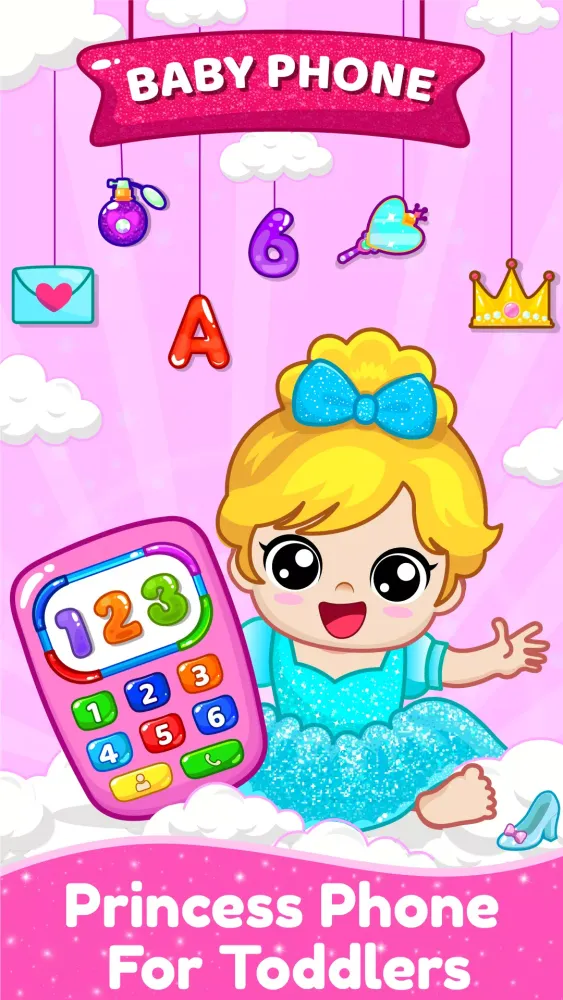 Princess Baby Phone Games kids Ekran Görüntüleri