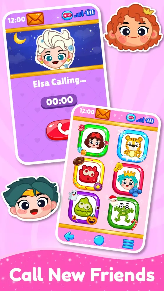 Princess Baby Phone Games kids Ekran Görüntüleri