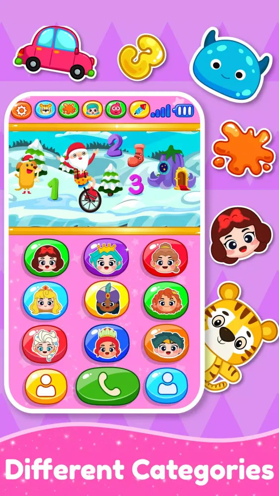 Princess Baby Phone Games kids Ekran Görüntüleri
