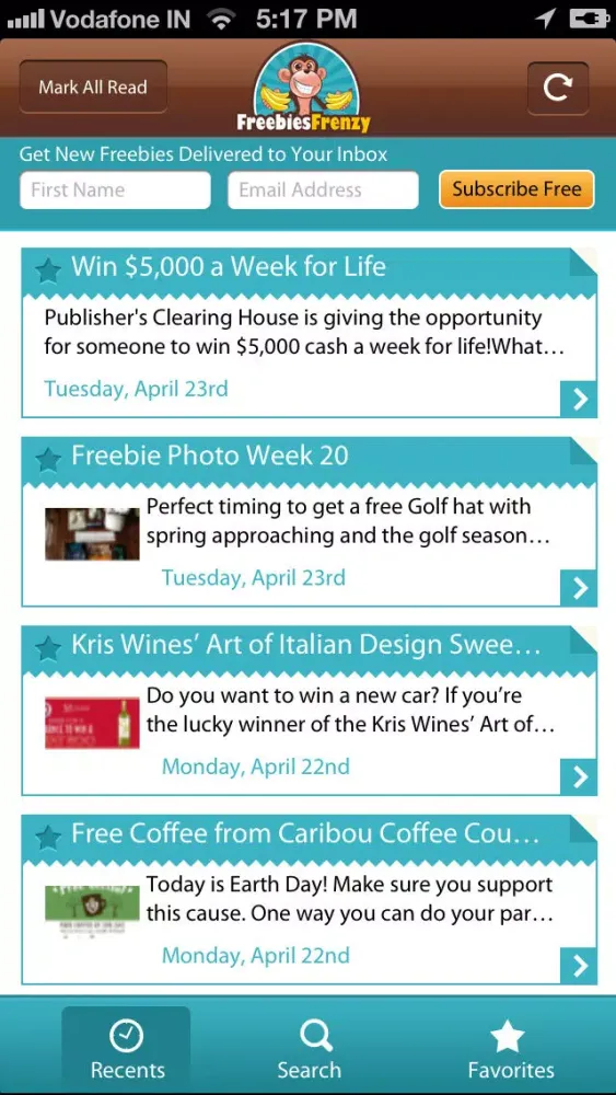 Freebies Frenzy 스크린샷