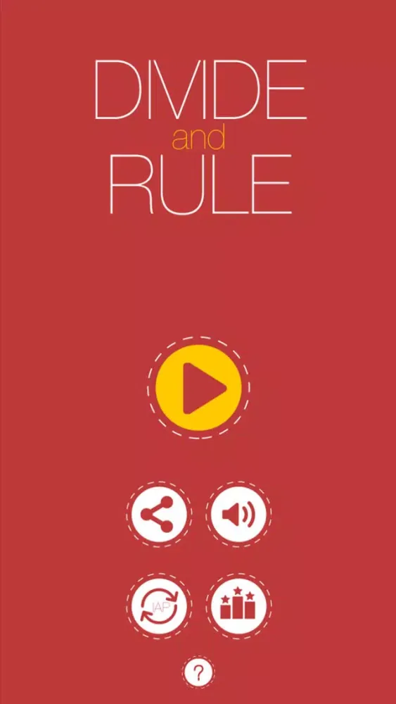 Capturas de tela do Divide and Rule