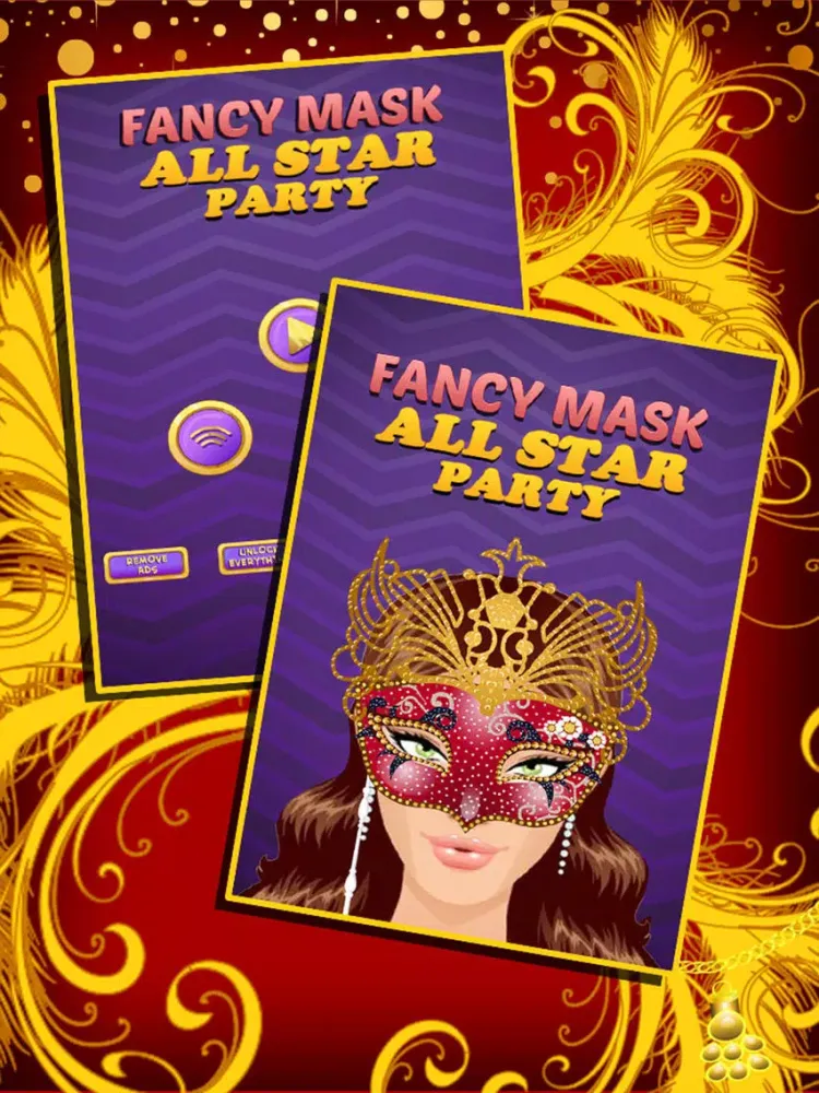 Tangkapan layar Fancy Mask Party iPad 