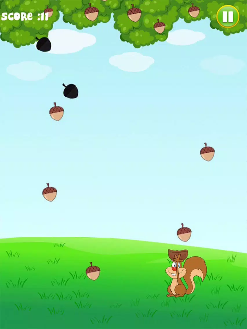 Grab the nuts – A Squirrel Quest iPad  Screenshots