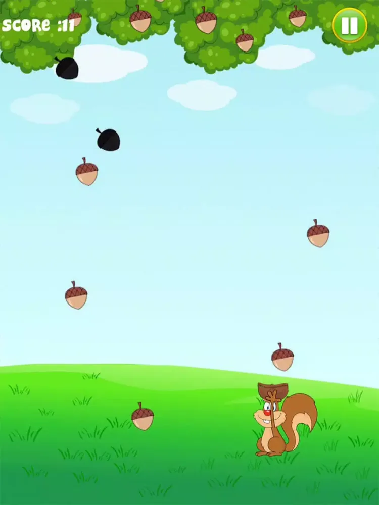 Grab the nuts – A Squirrel Quest iPad 應用截圖