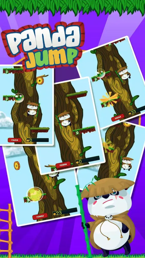 A Fat Panda Jump Up Screenshots