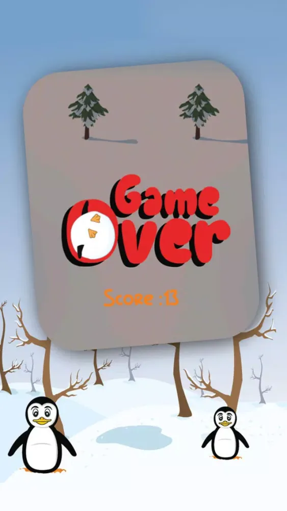 ภาพหน้าจอของ Penguin Pong : Snow Splash