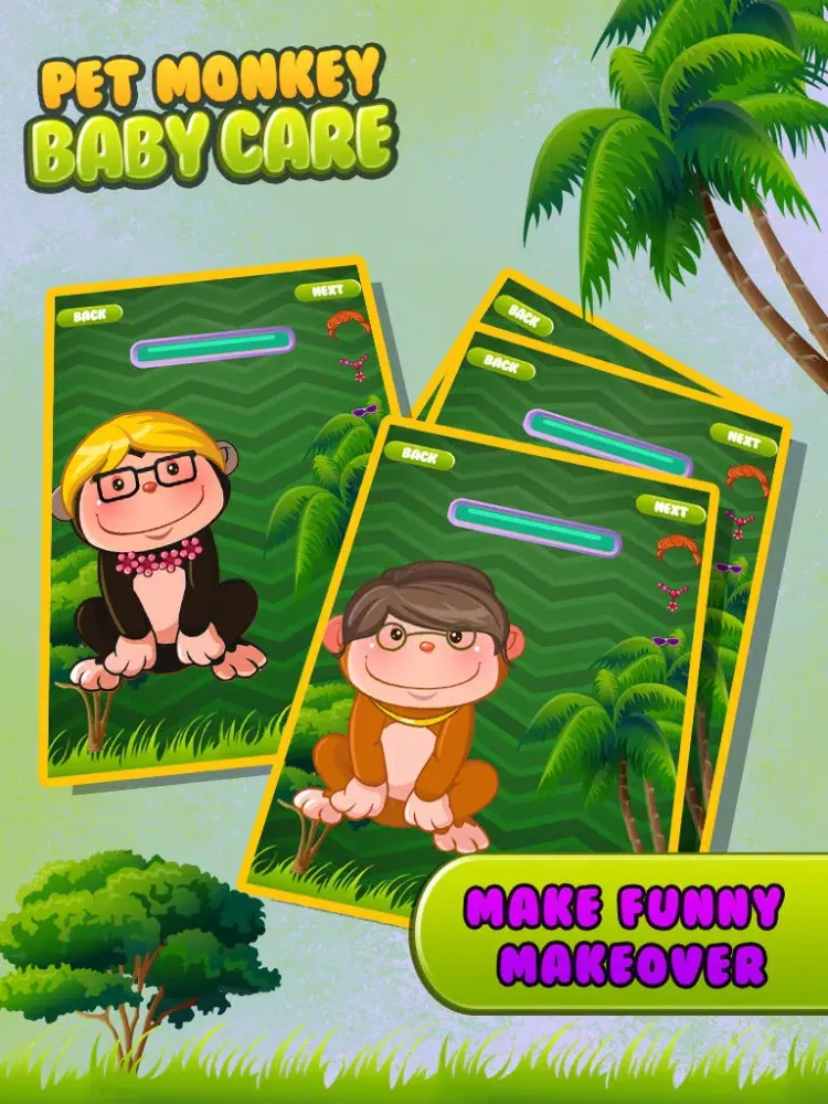 Pet monkey baby care iPad  سکرین شاٹس
