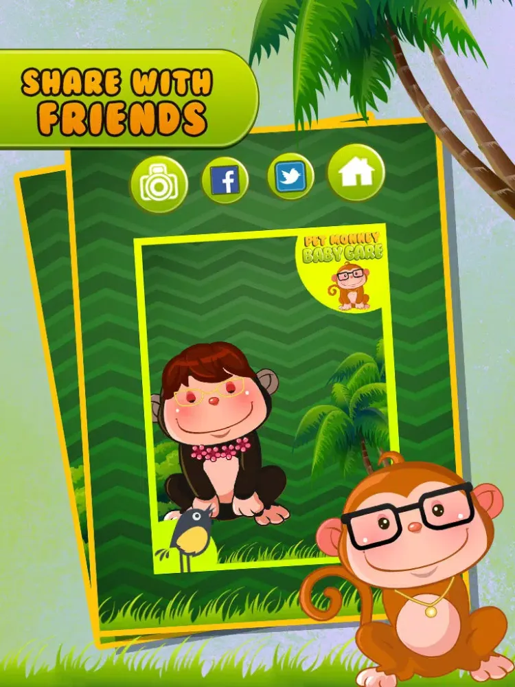 Pet monkey baby care iPad  سکرین شاٹس