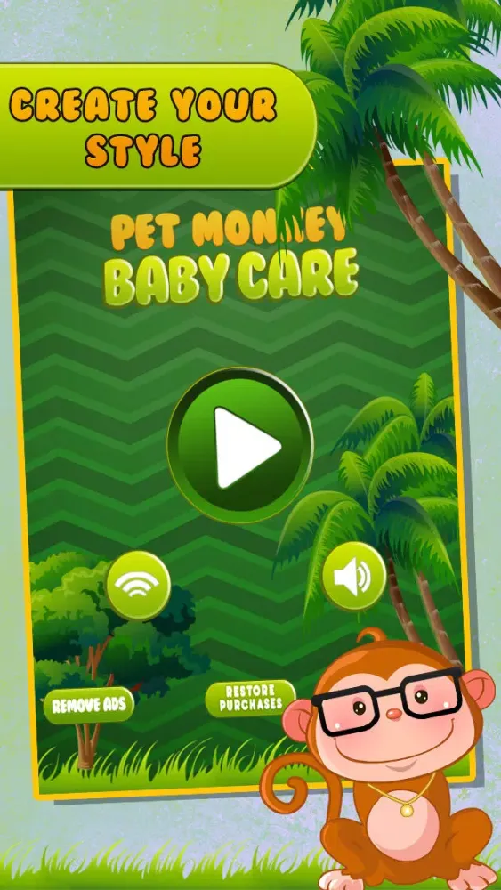 Pet monkey baby care سکرین شاٹس